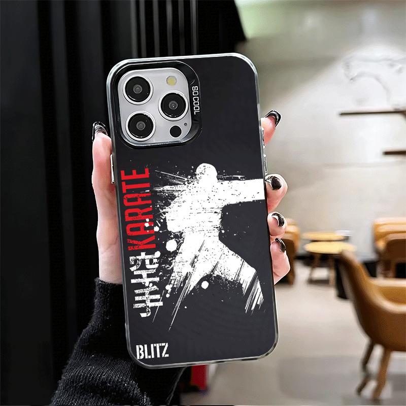 Husă de telefon rezistentă la șocuri Karate Oyama Kyokushin pentru iPhone 17 Air 16 16E 15 Pro Max 14 Plus 13 Mini 12 Capac Spate Anti Cădere Fundas