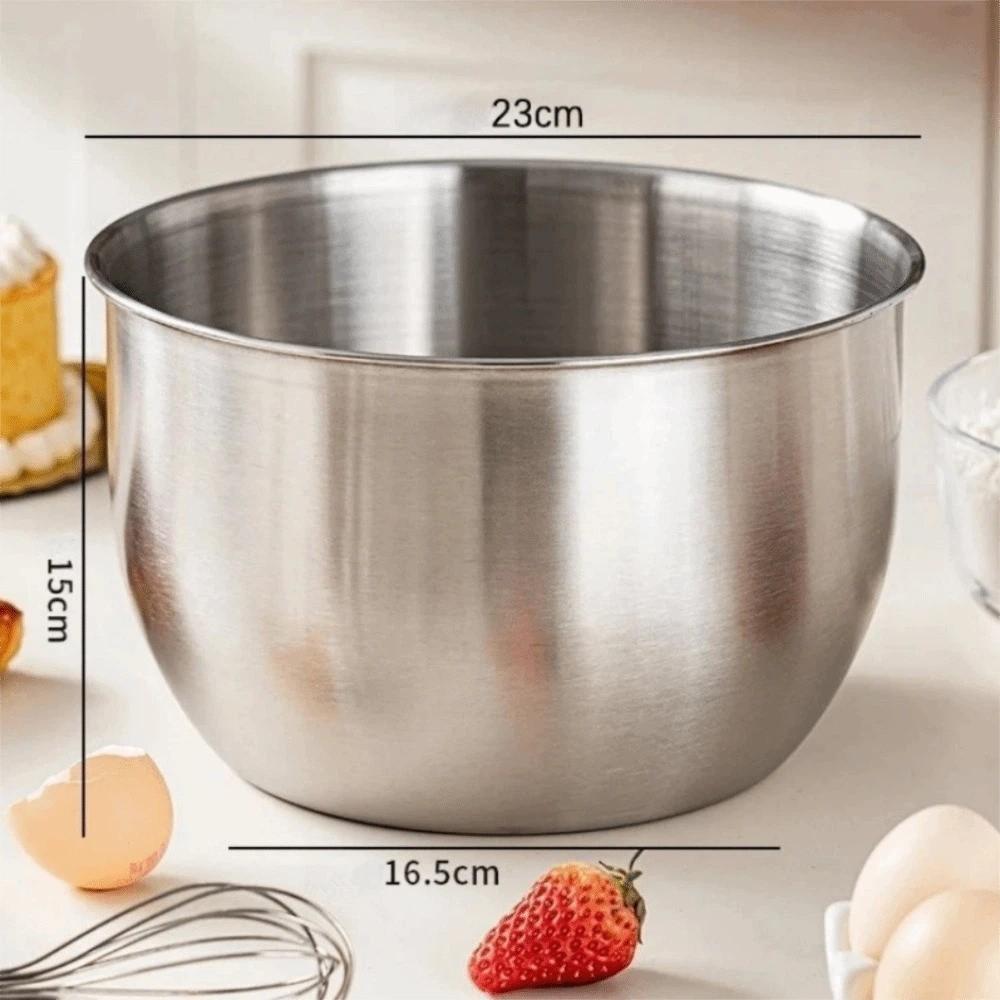 Splash Proof Salad Egg Beating Basin Bread Cake Fruit Container  Kitchen Cooking Tools