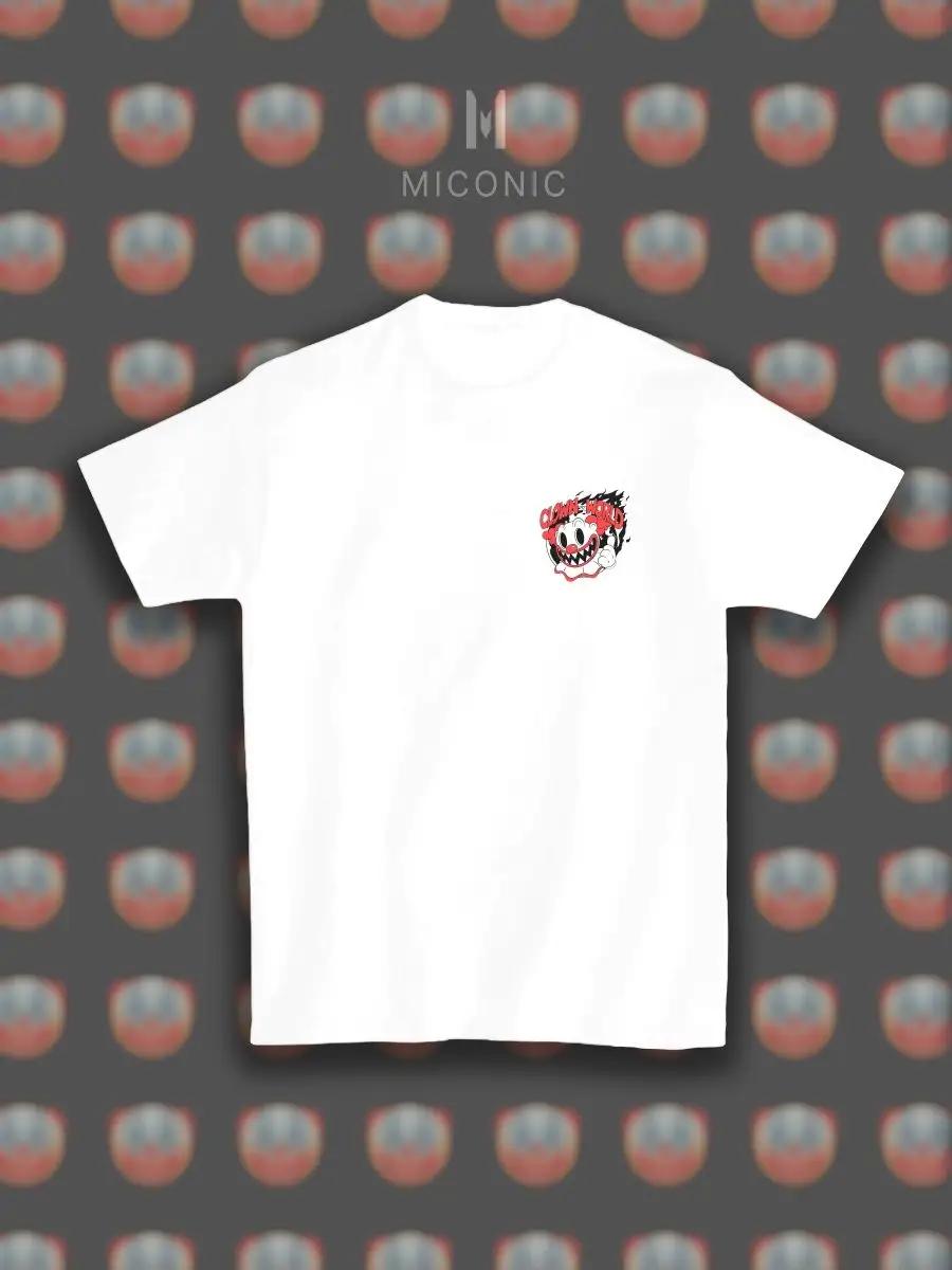 Y2K Emo 2007 printed T-shirt S