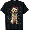 Yellow Labrador Retriever Christmas Tree Light Pajama Dog T-Shirt Unisex T-Shirt