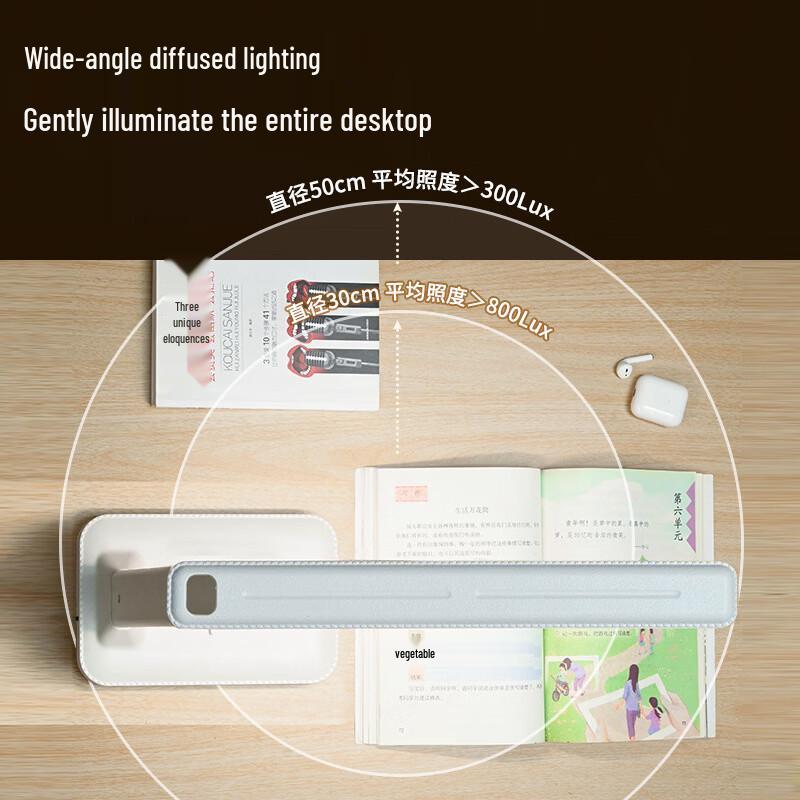 Oeny Dual-Head Folding Study Desk Lamp