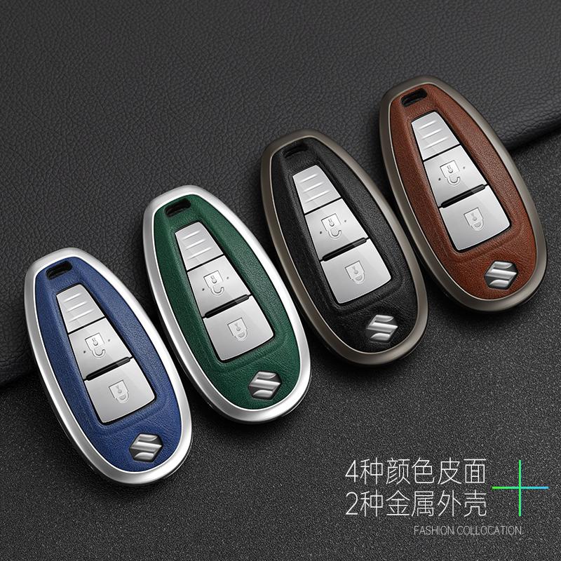 Zinklegierung Auto Schlüsselhülle Abdeckung Fernbedienung Schutzhülle Halter für Suzuki Swift Kizashi Vitara SX4 Baleno Ignis Ciaz S-cross Ertiga