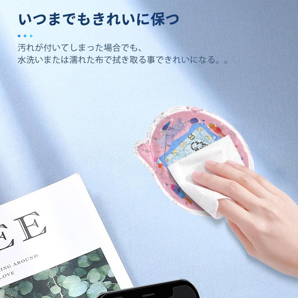 Tamagotchi Connection Case Cover Protective Case with Drop Scratch Charging Dustproof NOUKAJU Cute, Kid-Friendly Strap, Protection, Resistant,