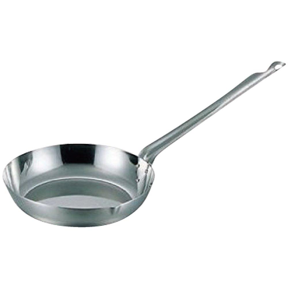 Yamashita Koge MA 18-0 Stainless Steel Frying Pan with Handle, 26cm, 04-0180-0806