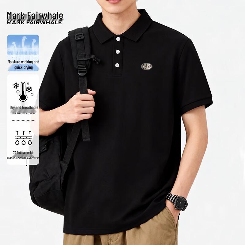 Mark Hua Fei Men s Anti-Bacterial Quick-Dry Polo T-Shirt 3XL