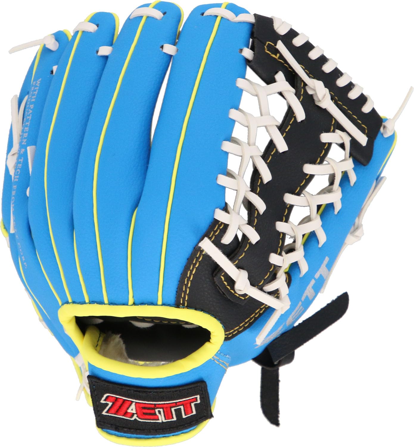 

ZETT Catch Ball with Shock Absorbing lower elementary Black x Ocean BDG2100VA Glove, Beginner s, Pads, 10-inch (for students), Right-Handed Throw,