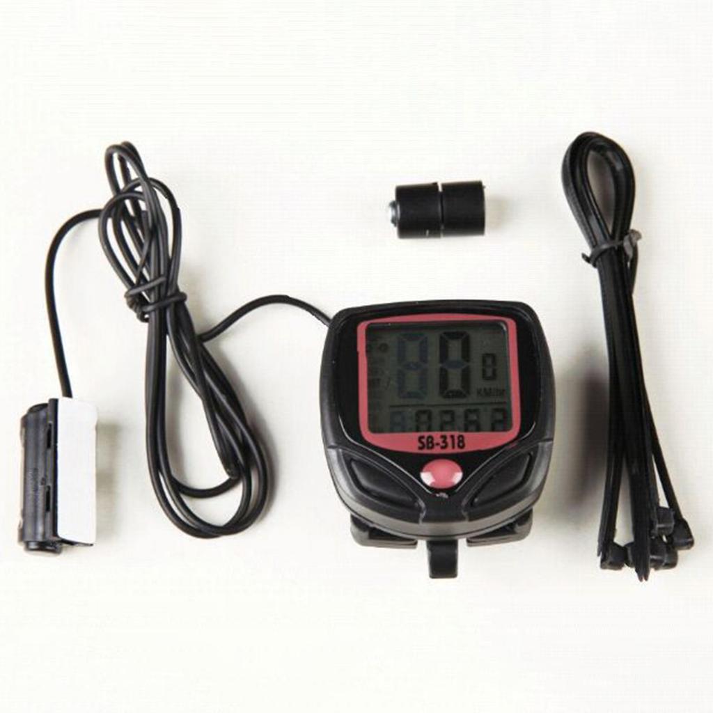 Bicycle Digital Computer Waterproof Large Screen Digital Bike Speedometer for Auto Riding Cycling Tracking 1