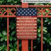 2D Flat, 1pc Vintage "Star-Spangled Banner" Aluminium Sign - 8"x12" Rustic Patriotic USA Flag Decor, National Anthem Wall Art, Perfect for