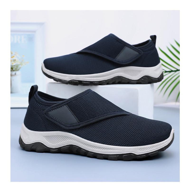 Herren Sommer Mesh Freizeitschuhe Weiche Sohle Atmungsaktive Sneaker Leichtgewicht Anti-Rutsch Wanderschuhe Laufschuhe für Herren Zapatos Casuales