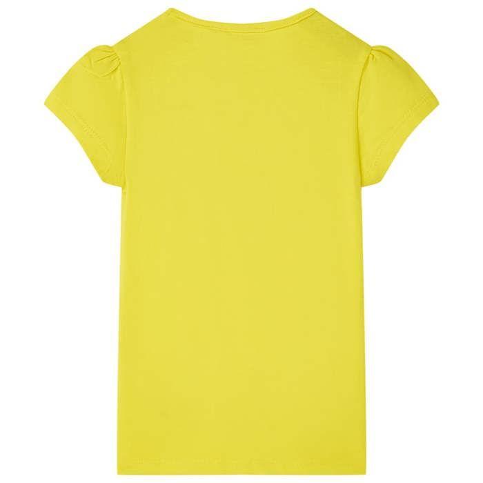T-shirt pour enfants jaune vif 92/104/116/128/140