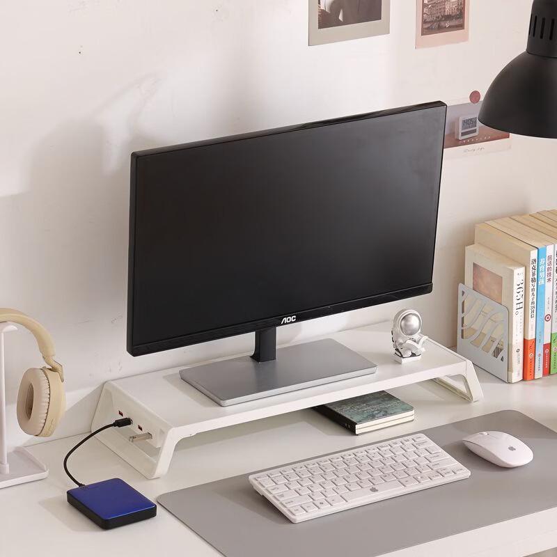 OLOEY Monitor Riser with USB and Storage