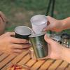 Yousheng 350ml Coffee Cup Heat Resistant Large Capacity Paint Treatment Stainless Steel Camping Milk Beer Cup Outdoor Supplies
