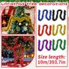 Christmas Garland Christmas Wool Strips Wreath Christmas Tree Party Decoration