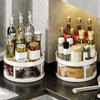 Rotating Spice Storage Holder Large Capacity Spice Storage Case Kitchen Supplies