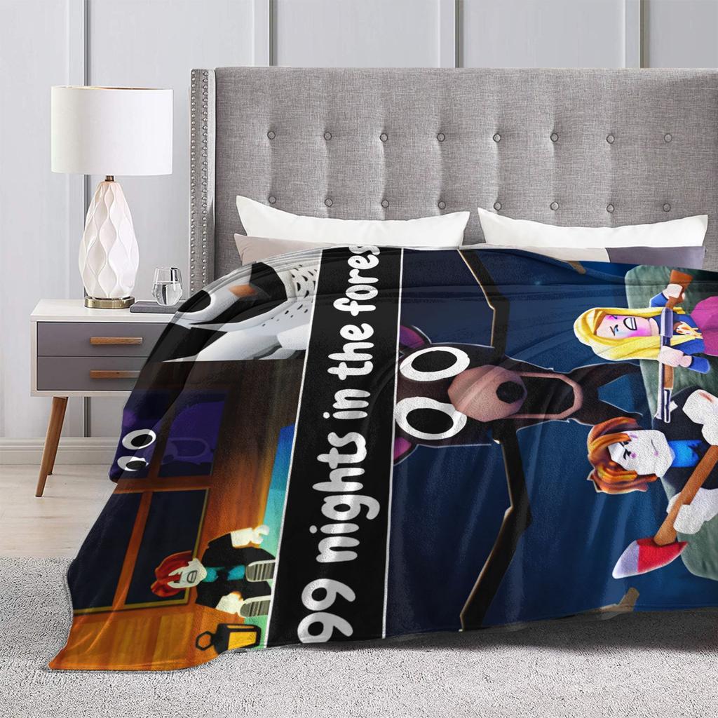 Travel 99 Nights In The Forest Game Bedding Throws Flannel Bedspread For Living Room Fashion Sofa Bed Cover