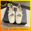 Women's Fashion Versatile Gentle Lady Mary Jane Shoes 2025 Summer and Autumn New French Shallow Mouth Flat-soled Single Shoes