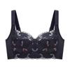 Latex Lace Lingerie for Women Gathered Together Seamless Bra Without Steel Rings Push Up Bra