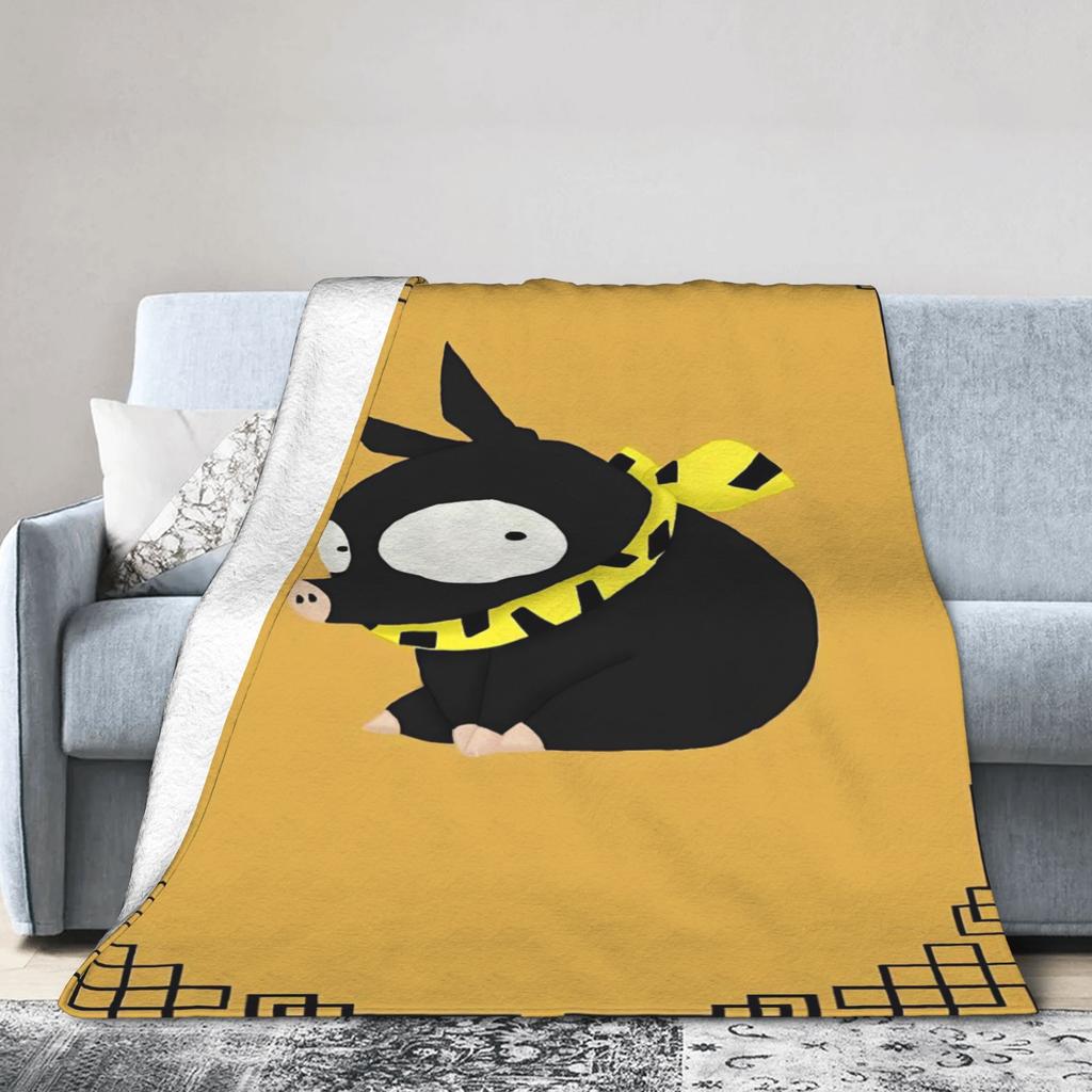 P-Chan Ranma 1/2 Manga Blankets Comedy Flannel Novelty Soft Throw Blanket for Bedding Lounge Autumn/Winter