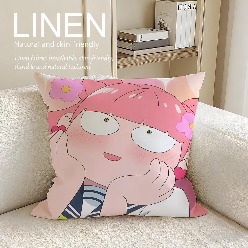 You and I Are Polar Opposites Cushion Cover Linen Decorative Pillowcase Set Pcs  x Breathable Washable Sofa Cushion Cover