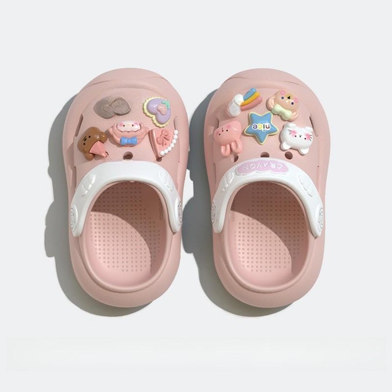 Eva Kids Sandals With Animal Pattern For Summer Play And Nonslip Safety