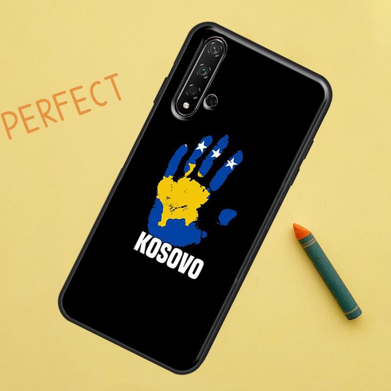 Kosovo Passport Flag For Huawei Nova 12s 11i 7i 8i 12i Y73 Y70 Y90 Y60 Y72 Y61 Y91 9 10 SE P40 Lite P30 Pro Case