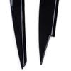 DWCX 2pcs ABS Black Headlight Eyebrow Eyelids Decoration Cover Trim Fit For VW Golf 7 VII GTI GTD GTE R MK7