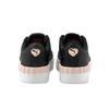 Puma Carina Series PU Casual Low-Top Sneakers Women Sneakers Black 375733-02
