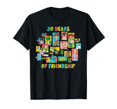 Disney Pixar Toy Story 30 Years of Friendship Collage T-Shirt