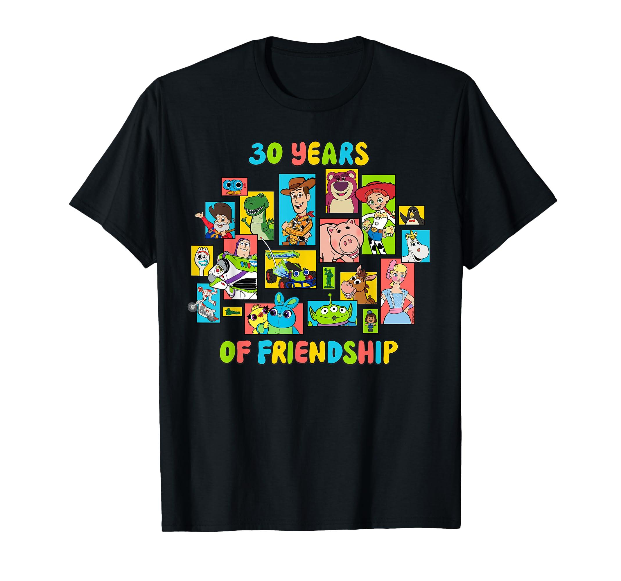 

Disney Pixar Toy Story 30 Years of Friendship Collage T-Shirt