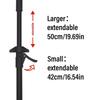 Fishing Poles Support Rack with Ground Stake Rod Holder Mount Bracket Portable Fishing Rod Stand Telescopic Poles Holder
