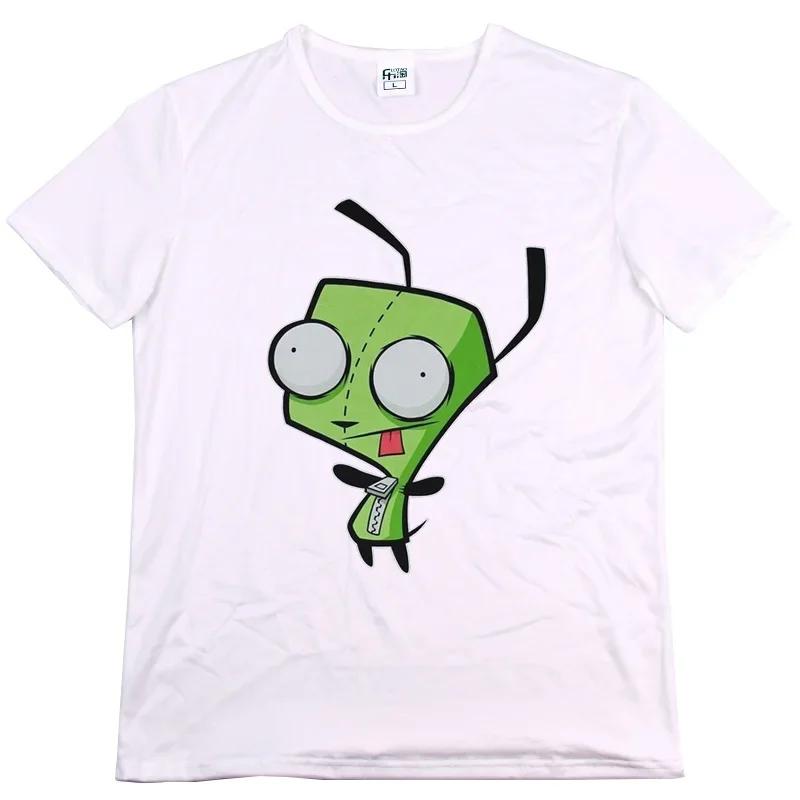 T-shirt Graphique Kawaii Invader Zim T-shirt Image de Zim Prêt à un Câlin Joyeux T-shirt de Dessin Animé Mignon T-shirt Unisexe pour Femmes T-shirt Rétro T-shirt Oversize
