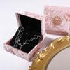 Jewelry Organizer Pendant Storage Necklace Box Jewelry Box Pink Velvet Ring Box Ring Storage Case