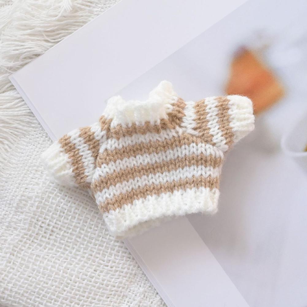 For 14CM Cotton Doll Rompers Cartoon Heart Plush Doll Replacement Outfit Playing House Accessories Mini Clothes Master Dog
