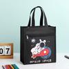 Childrens Cartoon Canvas Lunch Bag With Design For School Lunches And Picnics