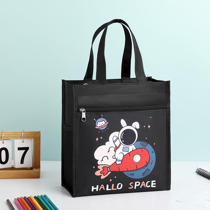 Childrens Cartoon Canvas Lunch Bag With Design For School Lunches And Picnics