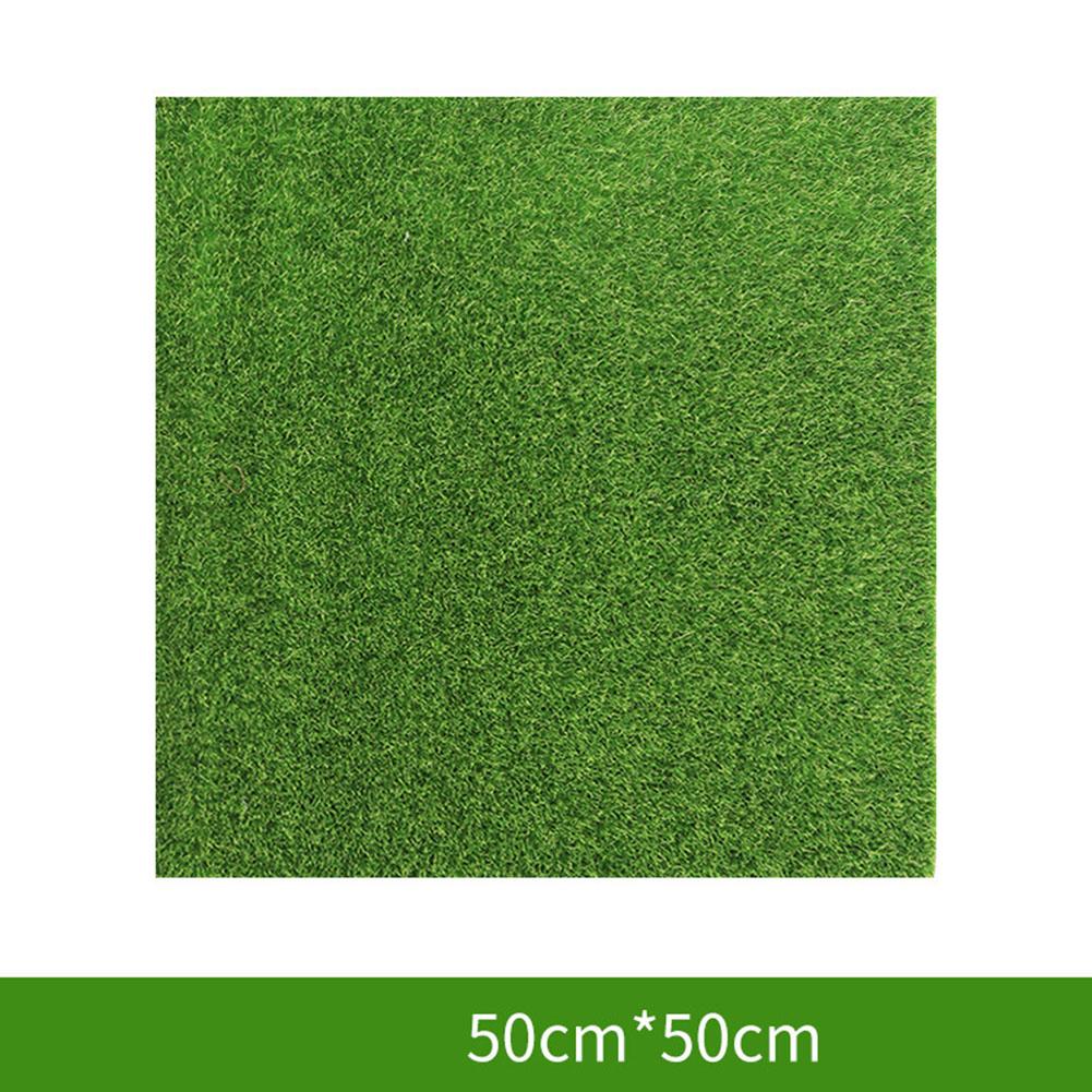 1Pcs Artificial Grassland Simulation Moss Lawn Fake Green Mat Carpet Landscape Home Garden Landscape Decoration Accessories