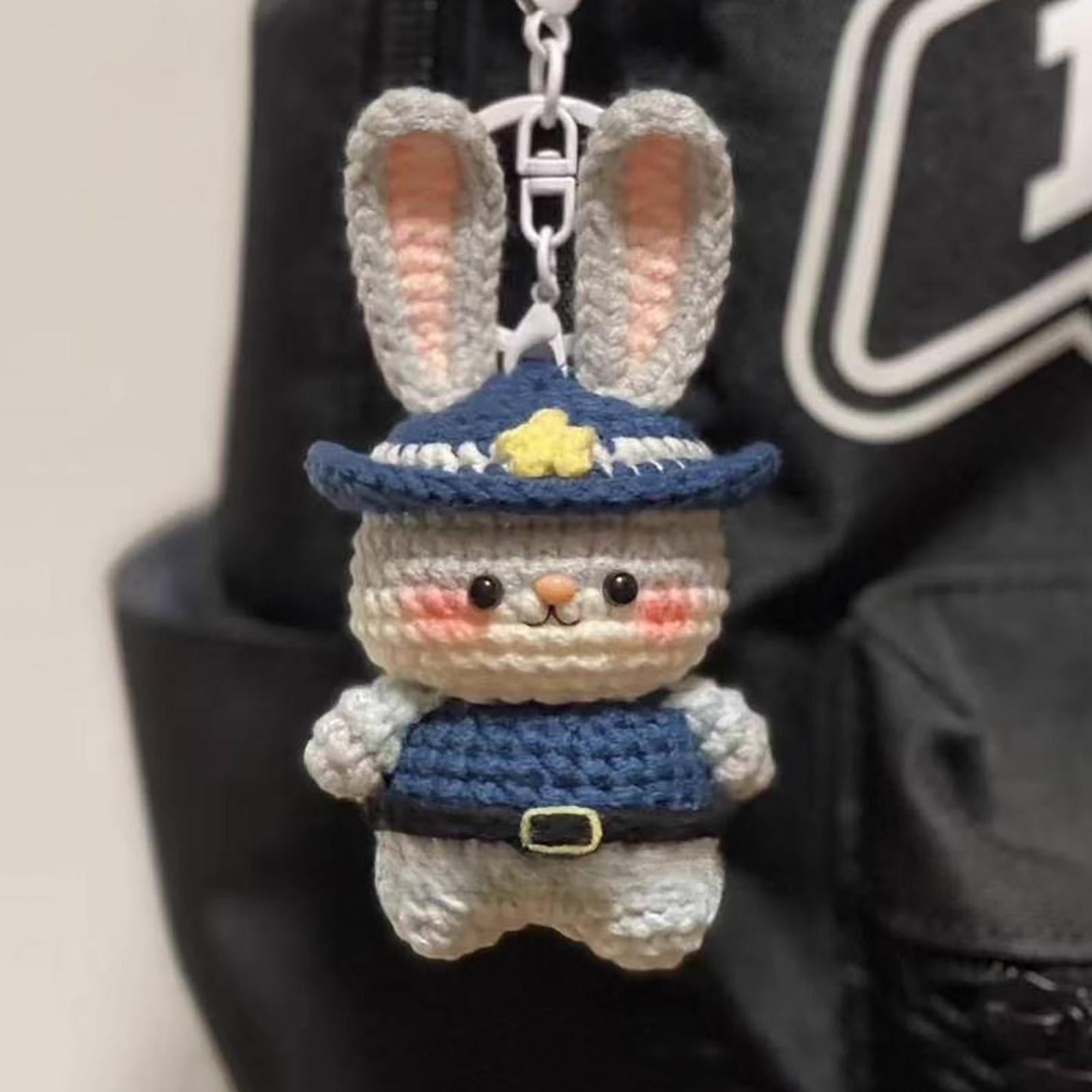 

Wool Woven Keychain Finished Hand-made Animal Ornaments One Size