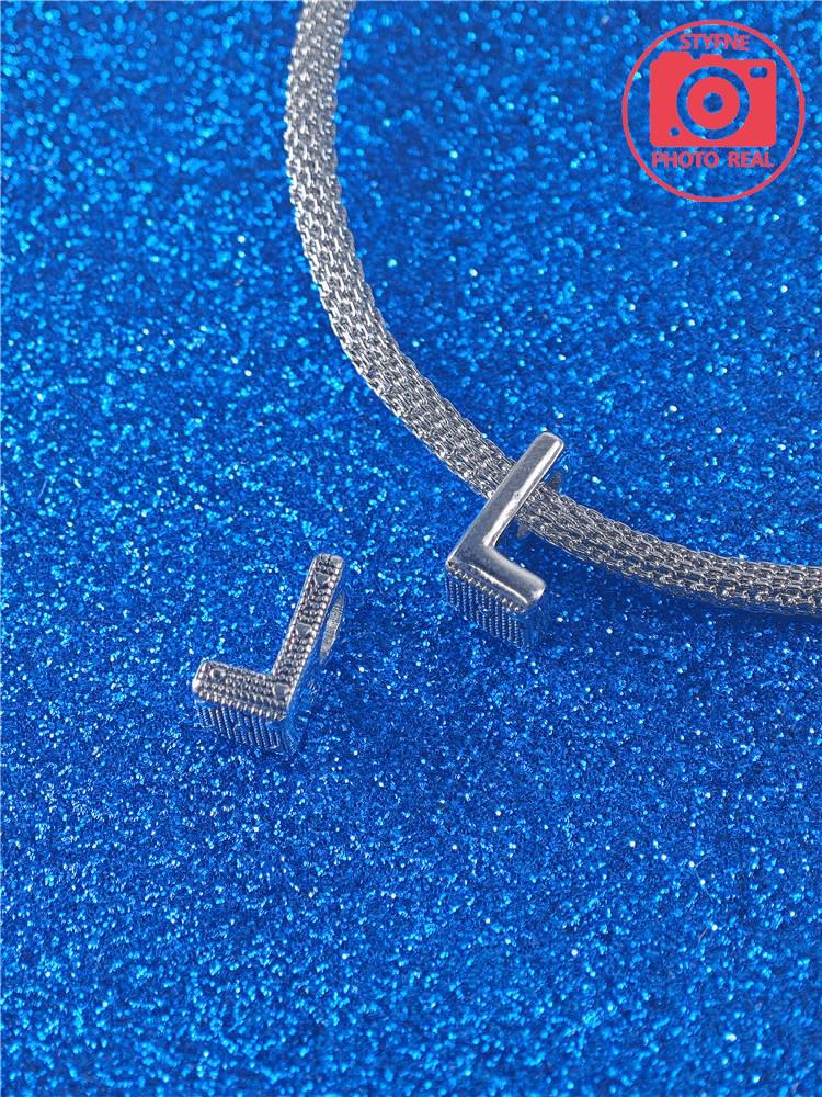 26 English Letters on The Back Love Zircon copper for Women Diy Authentic Bracelets Accessories Jewellery Making Gift