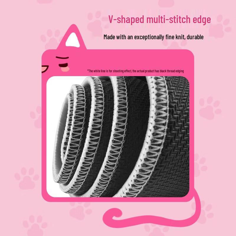 LESAILES Süße Katze Rosa Gaming Schreibtischmatte 800x300x3mm