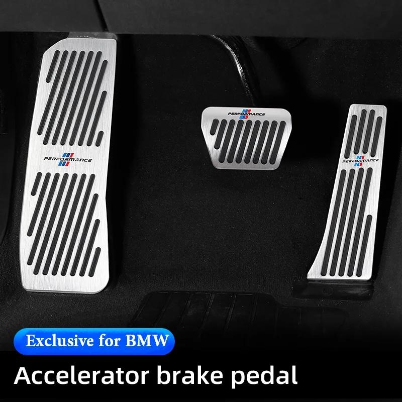 Car Accessories Pedals For Bmw E90 E91 E92 E93 F06 F07 F11 F15 F20 F30 F31 F32 F48 G05 G20 F35 3d Accelerator Brake Pads M Logo UG6