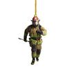 2D Christmas Firefighter Pendant Christmas Pendant Dwarf Car Pendant Statue Craft Party Accessories Decoration New Year 2025