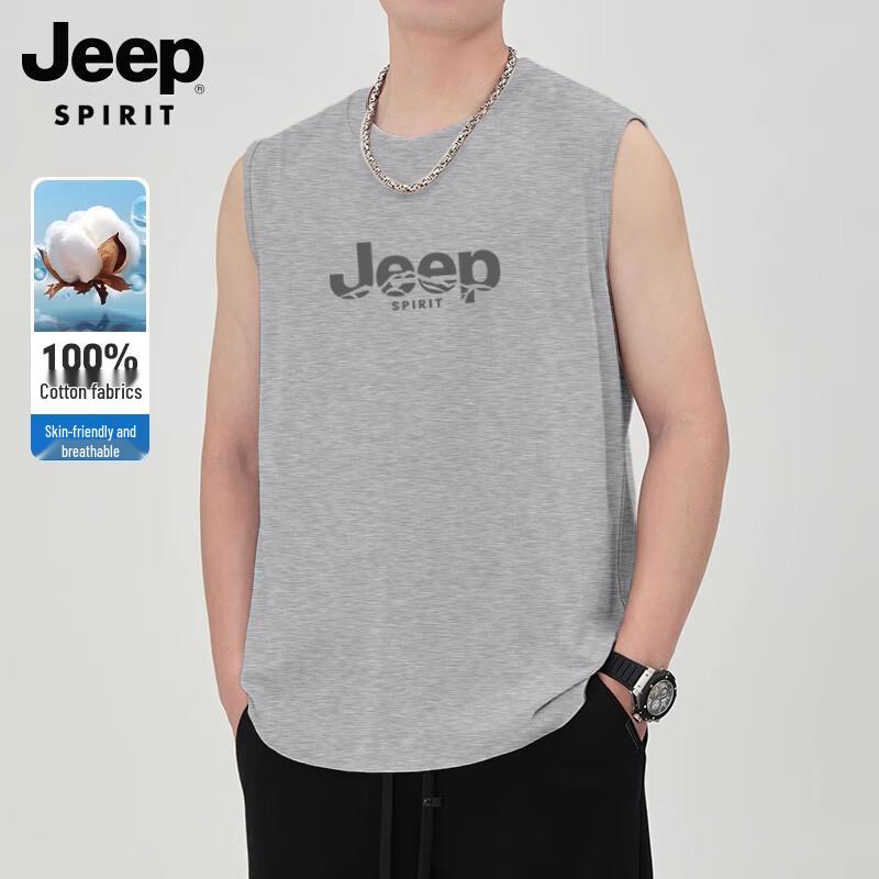 

Мужская майка-жилет JEEP SPIRIT из чистого хлопка без рукавов M