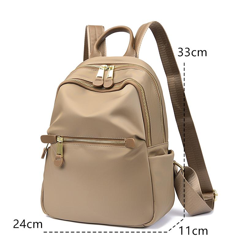 Luxe en cuir véritable et Oxford femmes Sac à dos mode voyage Sac à Dos Portable Sac à dos Design Sac à bandoulière Bolsas Sac a Main