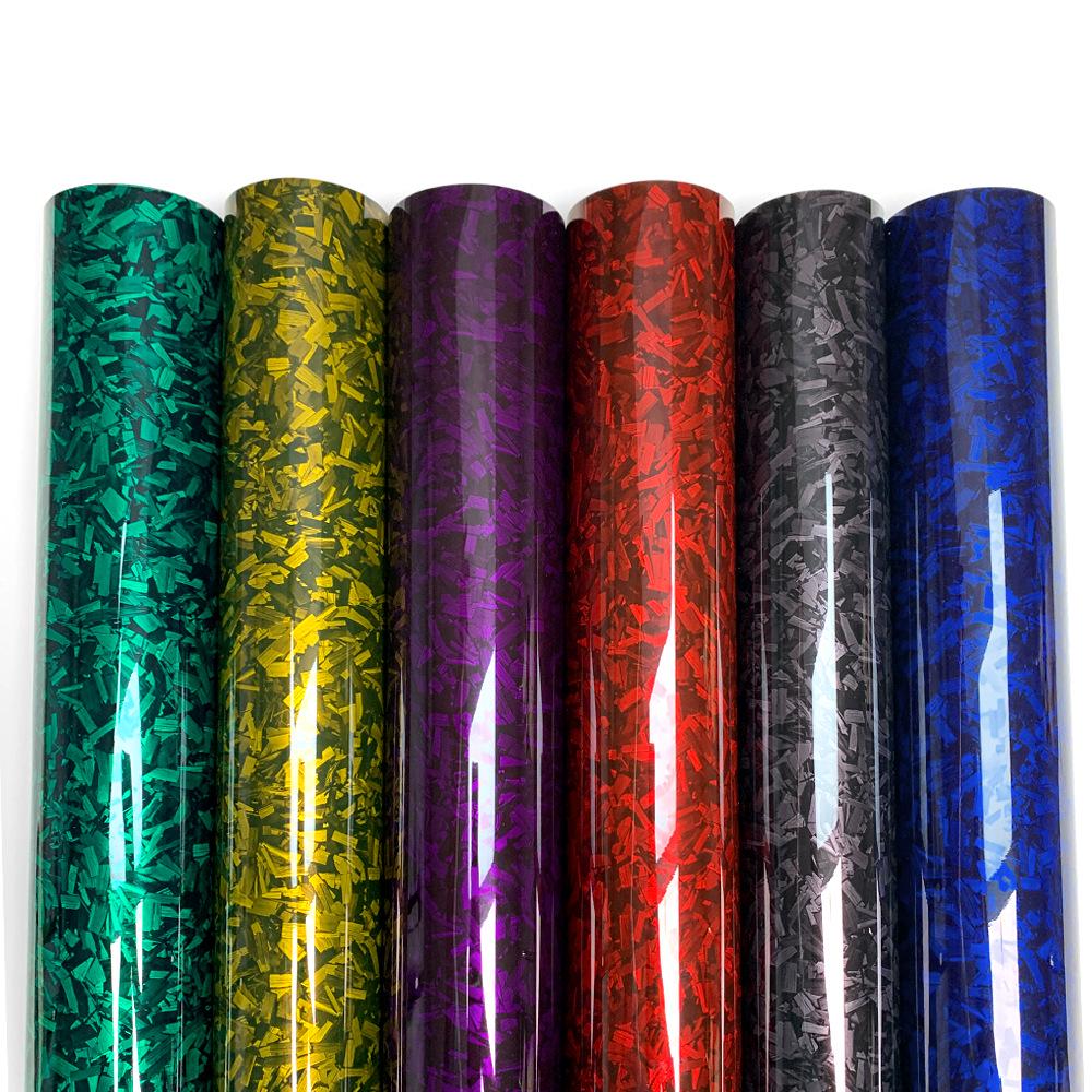 Cross-border Pet Forging Film: Motorcycle and Car Carbon Color Change Film