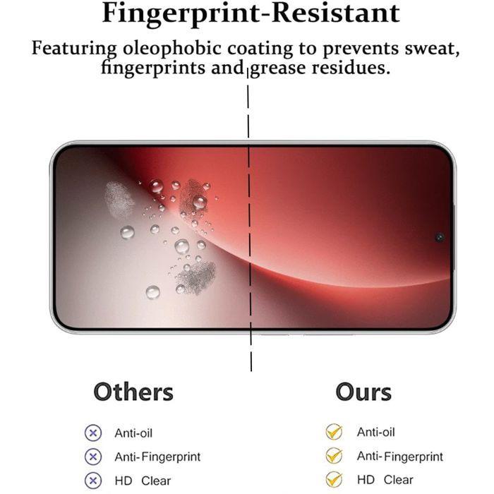 3x Verre Trempé pour Honor Magic 8 Lite, Protection d'écran 9H Antichoc Anti-Rayures Rigide