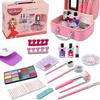 Makeup kit nail lamp gift for children girls 10 years old