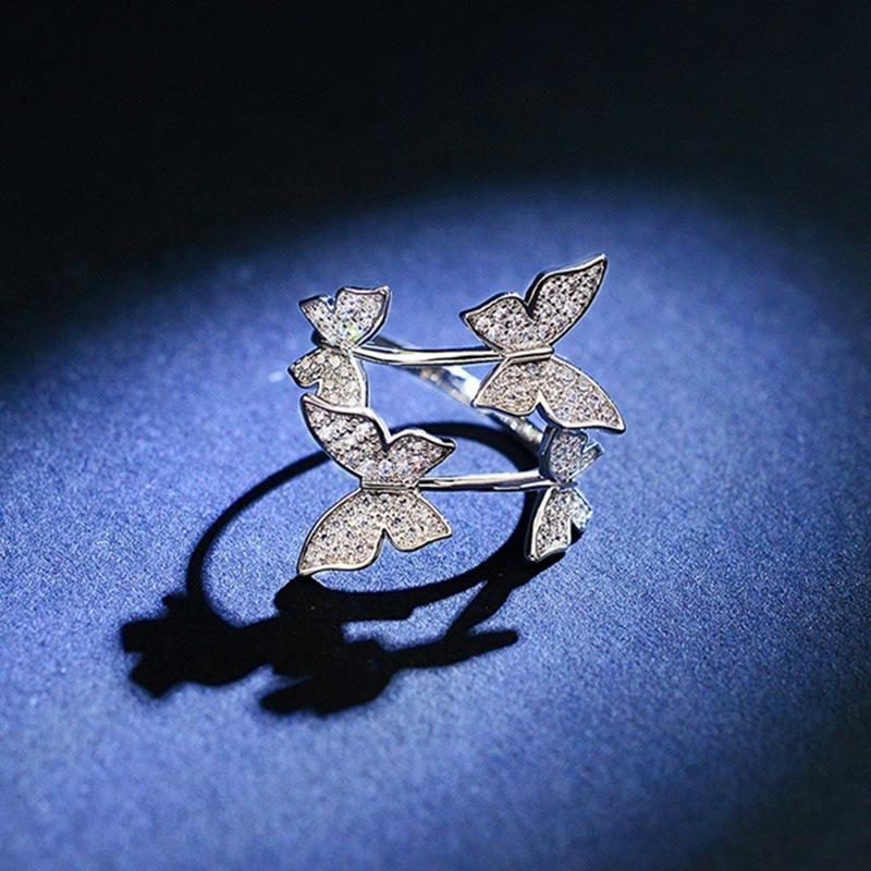 Lindon Classic Ring For Women With Round Shape Zircon Wedding Party Gift  Size 6-10