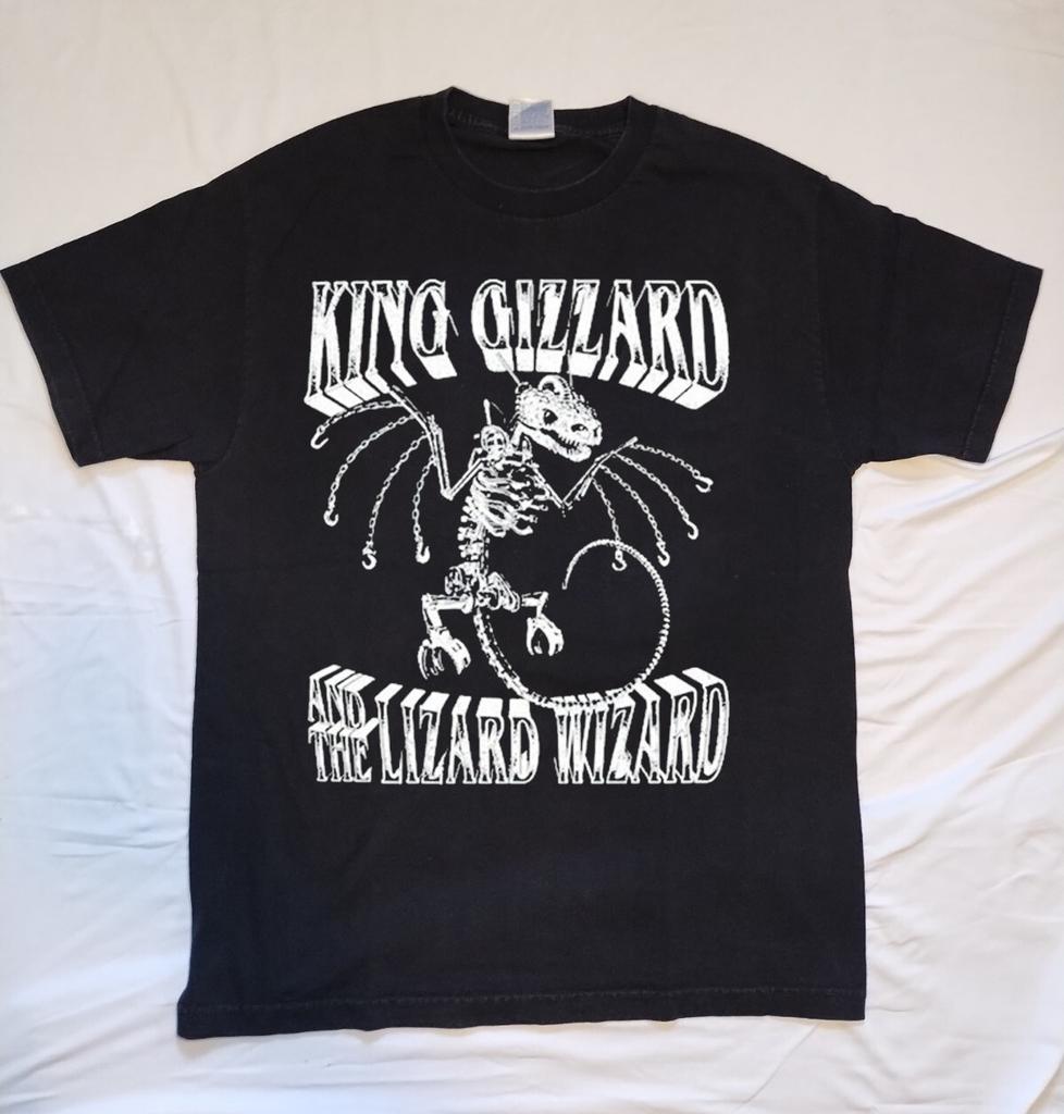 King Gizzard And The Lizard Wizard Dragon Skeleton T Shirt Full Size S-5XL AM309