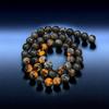Natürliche Flammensteinperlen Yooperlite Sodalith Steinperlen 15" Strang Lose Zwischenperlen 4/6/8/10/12mm zur Schmuckherstellung DIY Armbänder Zubehör
