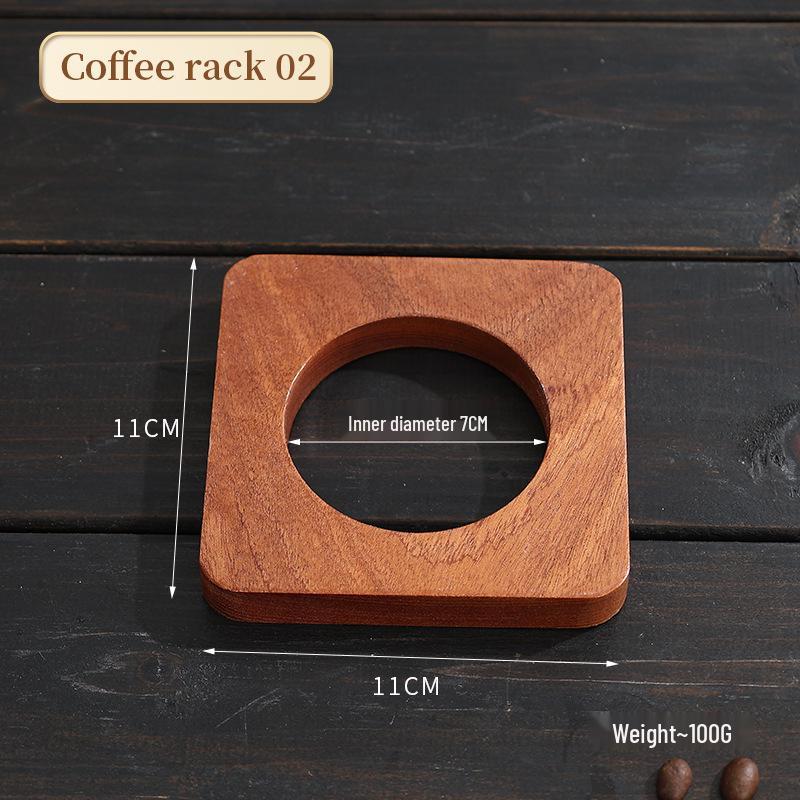 Sand Birch Solid Wood Pour-Over Coffee Stand with Filter Holder and Cloud Pot - Home & Commercial Use